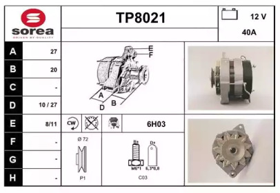  SNRA TP8021