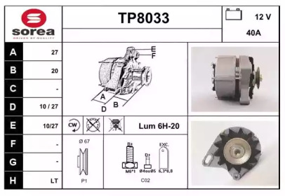 Генератор SNRA TP8033