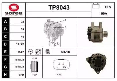 Генератор SNRA TP8043