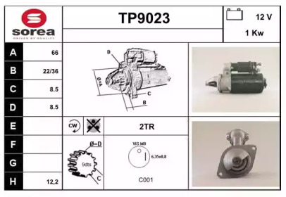 Стартер SNRA TP9023