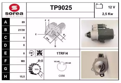 Стартер SNRA TP9025