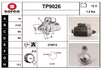 Стартер SNRA TP9026