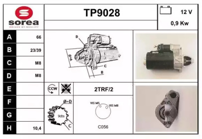 Стартер SNRA TP9028