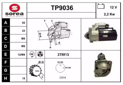 Стартер SNRA TP9036