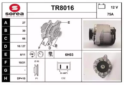  SNRA TR8016