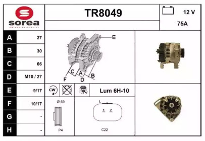 Генератор SNRA TR8049