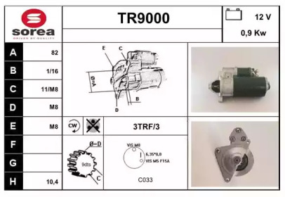 Стартер SNRA TR9000