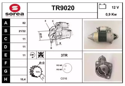 Стартер SNRA TR9020