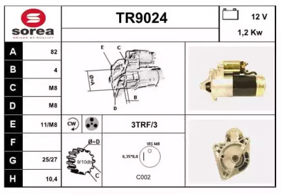 Стартер SNRA TR9024