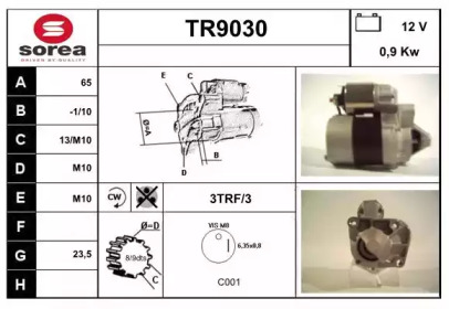 Стартер SNRA TR9030