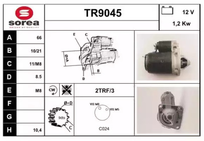 Стартер SNRA TR9045