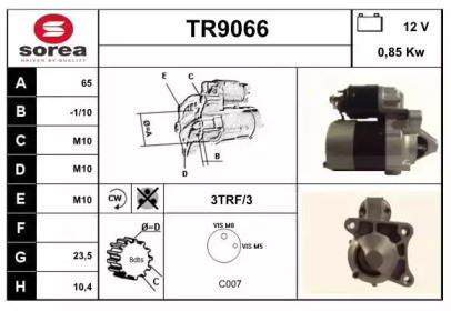 Стартер SNRA TR9066