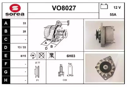 Генератор SNRA VO8027