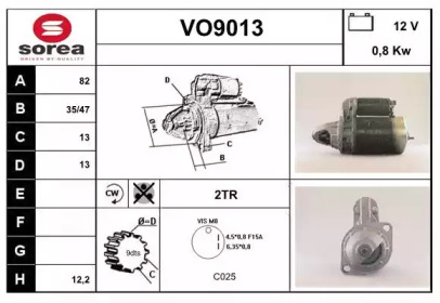 Стартер SNRA VO9013