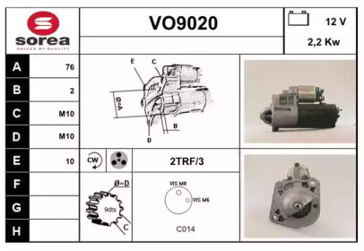 Стартер SNRA VO9020