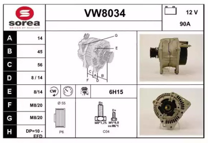 Генератор SNRA VW8034