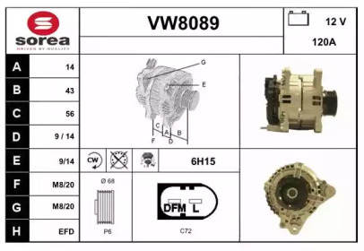 Генератор SNRA VW8089