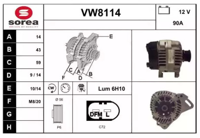 Генератор SNRA VW8114