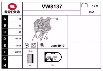 Генератор SNRA VW8137