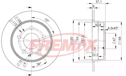 Тормозной диск FREMAX BD-0119