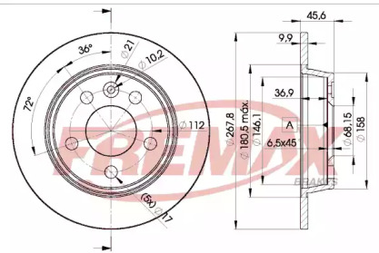 Тормозной диск FREMAX BD-1094