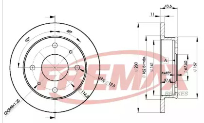 Тормозной диск FREMAX BD-2000