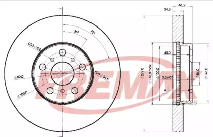 Тормозной диск FREMAX BD-2039