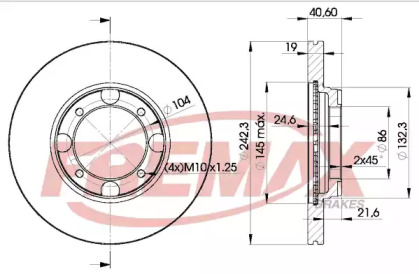 Тормозной диск FREMAX BD-2135