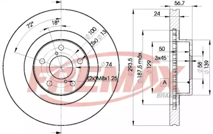 Тормозной диск FREMAX BD-2630