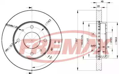 Тормозной диск FREMAX BD-2831