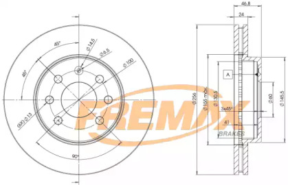 Тормозной диск FREMAX BD-2836