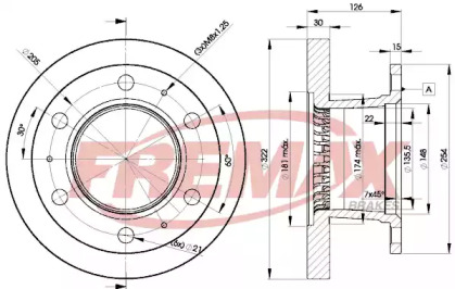 Тормозной диск FREMAX BD-2906