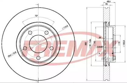 Тормозной диск FREMAX BD-3273