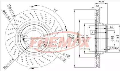 Тормозной диск FREMAX BD-3319