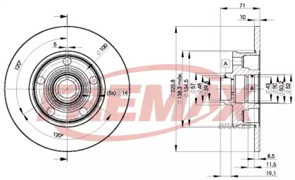 Тормозной диск FREMAX BD-3576