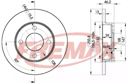 Тормозной диск FREMAX BD-3632