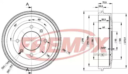 Тормозный барабан FREMAX BD-4217