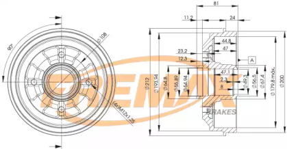 Тормозный барабан FREMAX BD-4732