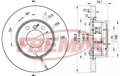 Тормозной диск FREMAX BD-4839