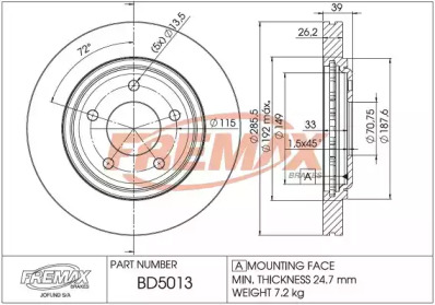  FREMAX BD-5013