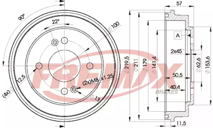 Тормозный барабан FREMAX BD-5841