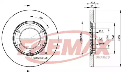 Тормозной диск FREMAX BD-7000