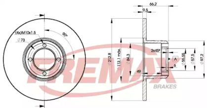 Тормозной диск FREMAX BD-8266