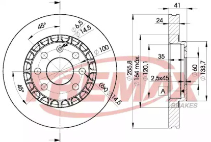 Тормозной диск FREMAX BD-9042