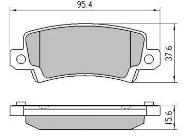 Комплект тормозных колодок FREMAX FBP-1364