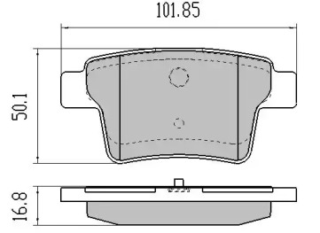 Комплект тормозных колодок FREMAX FBP-1446