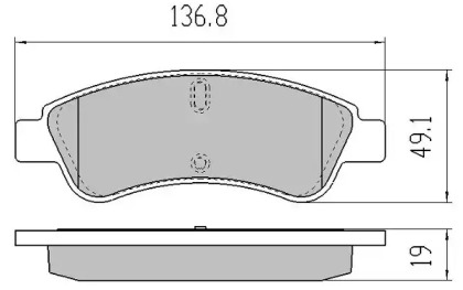 Комплект тормозных колодок FREMAX FBP-1479