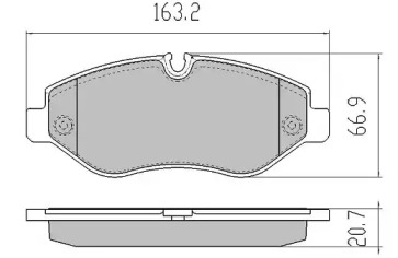 Комплект тормозных колодок FREMAX FBP-1520