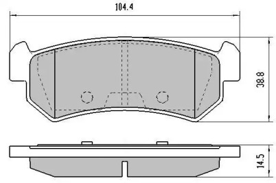 Комплект тормозных колодок FREMAX FBP-1628