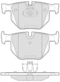 Комплект тормозных колодок FREMAX FBP-1667